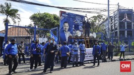 Demokrat AHY Jaga Ketat Kantor DPP Cegah Direbut Moeldoko