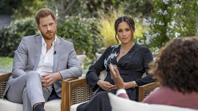 Tayangan wawancara Meghan Markle dan Pangeran Harry bersama Oprah Winfrey memecahkan rekor rating tertinggi di stasiun televisi Inggris, ITV.