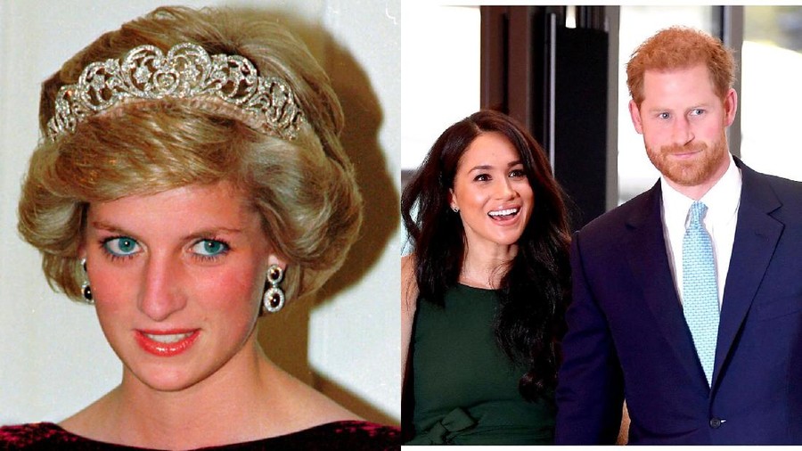Putri Diana dan Pangeran Harry-Meghan Markle