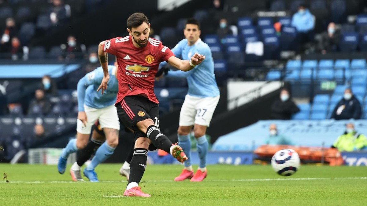 FOTO: Man Utd Putus Rekor Kemenangan Beruntun Man City