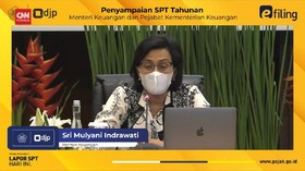 VIDEO: Menkeu Sri Mulyani Laporkan SPT Tahunan