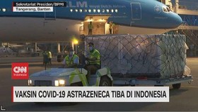 VIDEO: Vaksin Covid-19 Astrazeneca Tiba Di Indonesia