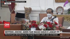 VIDEO: Bertemu Jokowi, Amien Rais Bahas Kasus 6 Laskar FPI