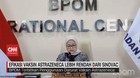 VIDEO: Efikasi Vaksin Astrazeneca Lebih Rendah dari Sinovac