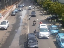 Selesai Ditambal, Begini Kondisi Jl HR Rasuna Said yang Sebelumnya Rusak