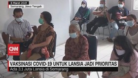 VIDEO: Vaksinasi Covid-19 Untuk Lansia Jadi Prioritas Jateng