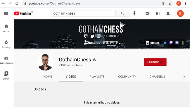 Akun Youtube Gotham Chess hingga hari ini masih tak bisa diakses lantaran diduga memblokir penonton asal Indonesia di akunnya itu.