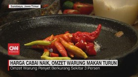 VIDEO: Harga Cabai Naik, Omzet Warung Makan Turun