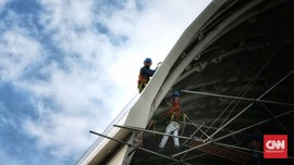 FOTO: Proyek Pembangunan LRT Kejar Target 2021