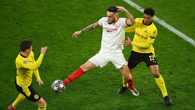 Hasil imbang 2-2 Borussia Dortmund dan Sevilla pada leg kedua babak 16 besar Liga Champions membuat Die Borussen melaju.