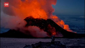 VIDEO: Dahsyatnya Letusan Gunung Klyuchevskoy Sopka di Rusia