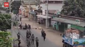 VIDEO: Polisi Myanmar Masuk Kota Dawei, Pusat Anti-Kudeta