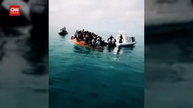 VIDEO: Dua Kapal Imigran Tenggelam, 39 Orang Tewas