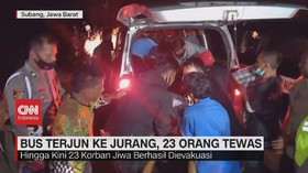 VIDEO: Bus Terjun ke Jurang, 23 Orang Tewas