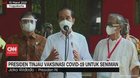VIDEO: Jokowi Tinjau Vaksinasi Covid-19 untuk Seniman