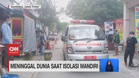 VIDEO: Warga di Surabaya Meninggal Dunia saat Isolasi Mandiri