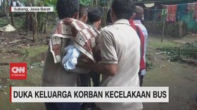 VIDEO: Duka Keluarga Korban Kecelakaan Bus