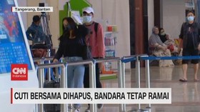 VIDEO: Cuti Bersama Dihapus, Bandara Tetap Ramai