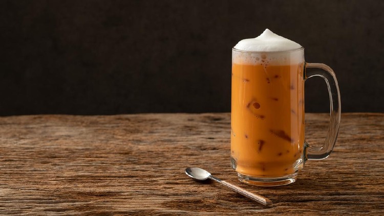 Ilustrasi thai tea Ilustrasi thai tea