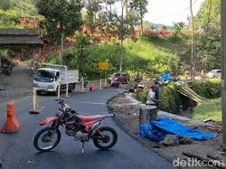 Jalur Batu-Kediri yang Sempat Ambles Kini Sudah Bisa Dilalui