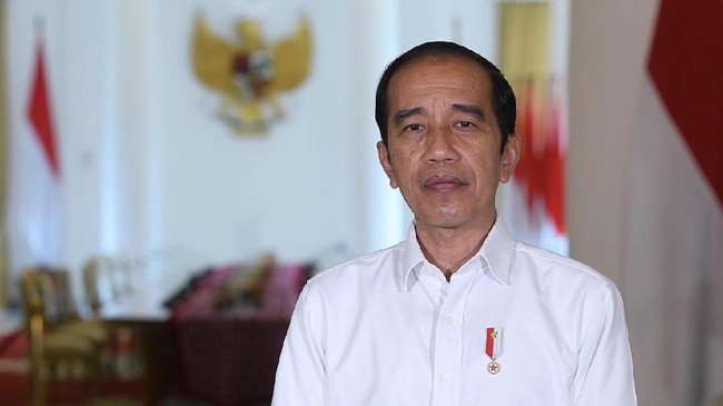 Jokowi soroti vaksinasi Covid-19 dosis pertama yang masih rendah di empat provinsi di Indonesia.