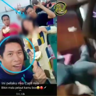 Foto KA, Kapten Mesum yang Perkosa Mahasiswi Magang Jadi ABK