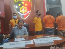 Area Makam COVID di Samarinda Dirambah Tambang Ilegal, 2 Orang Diciduk