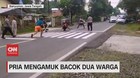 VIDEO: Pria Mengamuk Bacok 2 Warga di Banyumas