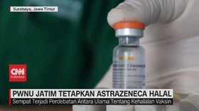 VIDEO: PWNU Jatim Tetapkan Astrazeneca Halal