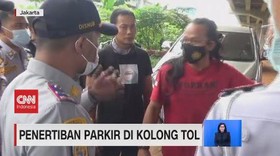 VIDEO: Penertiban Parkir di Kolong Tol Diwarnai Kericuhan