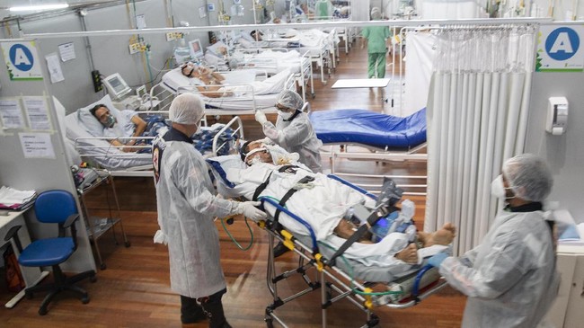 Ahmad Riza Patria, menargetkan tingkat keterisian tempat tidur atau bed occupancy rate (BOR) rumah sakit Covid-19 Jakarta tidak mencapai 65 persen.