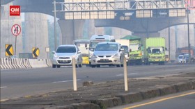 VIDEO: Volume Kendaraan Tol CIkampek Naik 24 Persen
