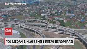 VIDEO: Tol Medan-Binjai Seksi 1 Resmi Beroperasi