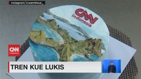 VIDEO: Kreasi Kue Lukis Pisau Palet