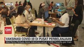 VIDEO: Vaksinasi Covid-19 di Pusat Perbelanjaan