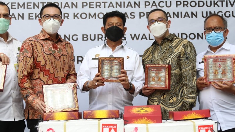 Setelah melepas ekspor sarang burung walet (SBW) asal Provinsi Jawa Timur (Jatim) sebanyak 494 kilogram dengan nilai Rp 9,9 miliar ke China.