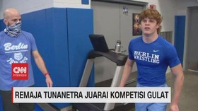 VIDEO: Remaja Tunanetra Juarai Kompetisi Gulat