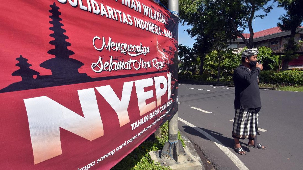 FOTO: Sunyi Nyepi di Pulau Dewata