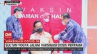 VIDEO: Sultan Yogya Jalani Vaksinasi Dosis Pertama