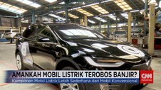 VIDEO: Keamanan Mobil Listrik Terobos Banjir
