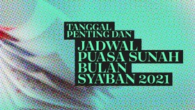 INFOGRAFIS: Tanggal Penting Puasa Sunah Sya'ban 2021
