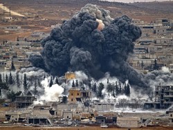 Kota-kota Suriah Digempur Kala Rusia Kerahkan Jet Tempur