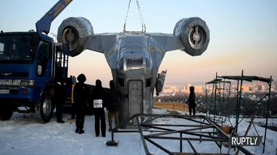 VIDEO: Pesawat Di Film Star Wars 'Mendarat' di Siberia