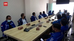 VIDEO: Demokrat AHY Geruduk Kantor Kemenkumham Jateng
