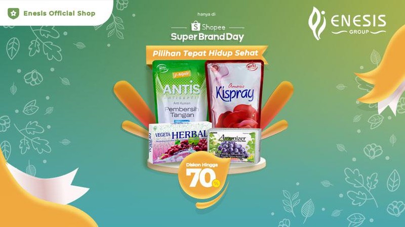 Enesis Group kembali hadir memeriahkan event Shopee Brand Day 2021