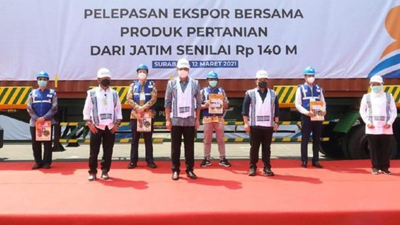 Badan Pusat Statistik (BPS) mencatat ekspor sektor pertanian pada periode Januari dan Februari 2021