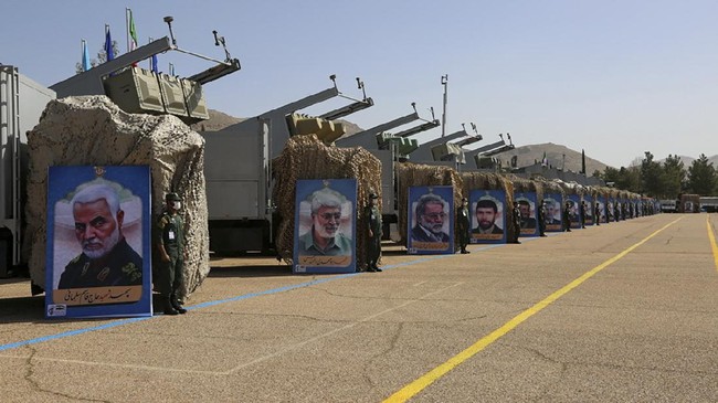 Iran menargetkan rudal ke pusat strategis Israel di wilayah Irak utara.