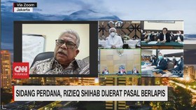 VIDEO: Sidang Perdana, Rizieq Shihab Dijerat Pasal Berlapis