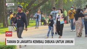 VIDEO: Taman di Jakarta Kembali Dibuka untuk Umum