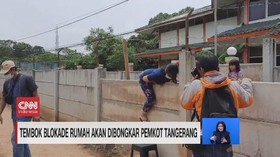 VIDEO: Tembok Blokade Rumah Akan Dibongkar Pemkot Tangerang